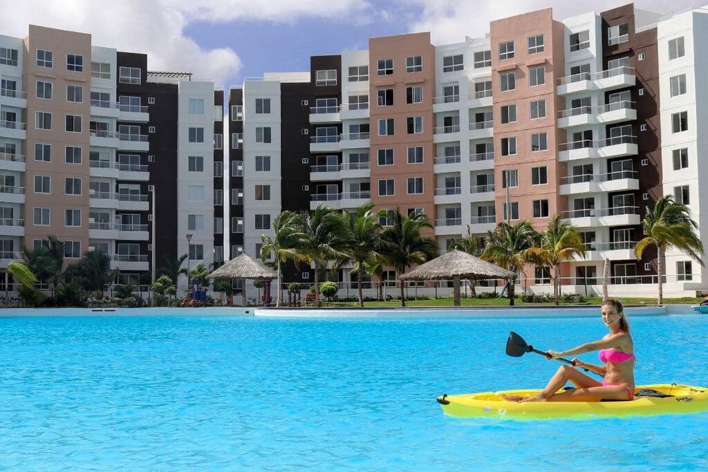 Departamento Con Laguna Artificial Канкун Экстерьер фото
