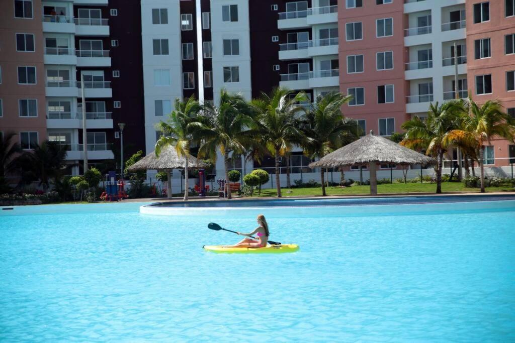Departamento Con Laguna Artificial Канкун Экстерьер фото